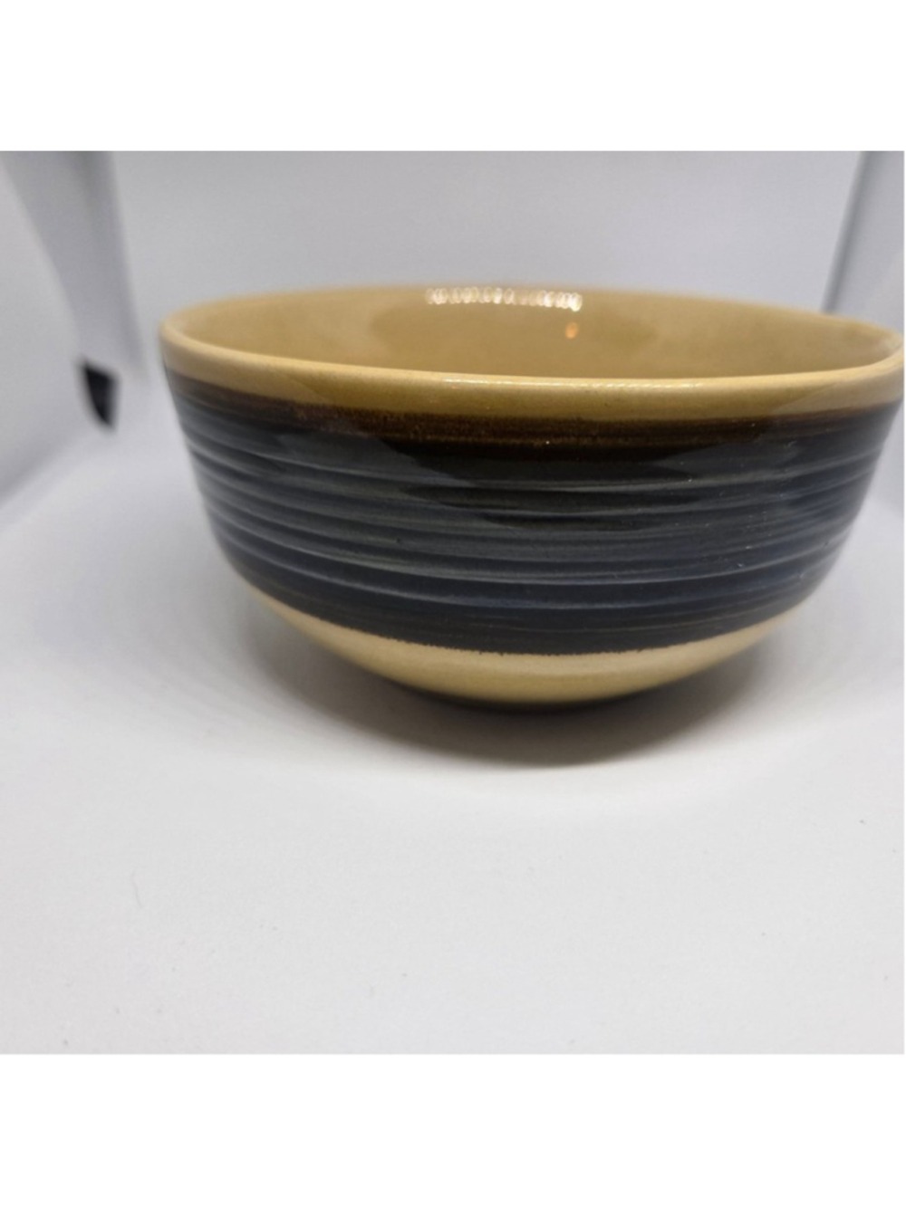 2 Gibson Designs Everston Brown Ribbed Stoneware Cereal/Soup Bowl